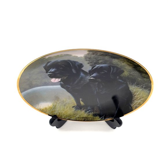 Sporting Companions Collector Plate By Nigel Hemming Numbered Lab Hunting Dogs - Picture 4 of 8